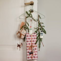 Maileg Gavepapir, Harlekin rd - 10 m