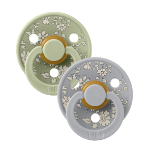 BIBS x LIBERTY Colour 2 Capel - Sage Mix size 2 - roundnipple