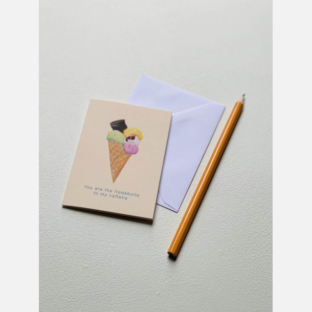 All By Voss - Flowercard A7, Danish by Voss, Vaffelis